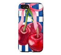Italian Summer Cherries Coquette Coastal Botanical Decor Coque pour iPhone SE (2020) / 7/8