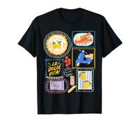 Italian Summer La Dolce Vita Amalfi Coastal Collage Graphique T-Shirt