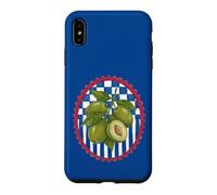 Italian Summer Olives Beachy Coastal Botanical Decor Coque pour iPhone XS Max