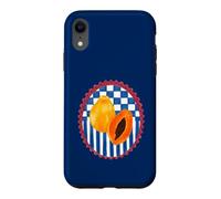 Italian Summer Papaya Fruit Beachy Coastal Botanical Decor Coque pour iPhone XR