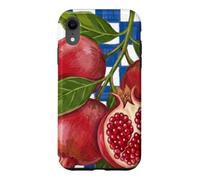 Italian Summer Pomegranate Fruit Beachy Coastal Botanical Coque pour iPhone XR