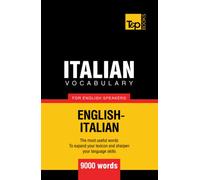 Italian vocabulary for English speakers - 9000 words