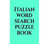Italian word search puzzle book