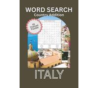 Italian Word Search Puzzle Book - Easy to Read: 55 Themes about Italy and over 600 words in a 6x9 Format. Great gift for culture fans who want to expand their knowledge and keep their mind sharp!