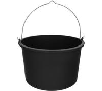 Italian Works Seau d'une capacité de 10 litres, avec marques de mesure, poignée en acier galvanisé, résistant et léger.