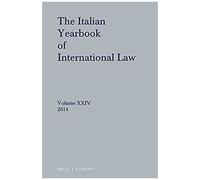Italian Yearbook Of International Law 24 (2014)