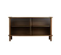 Italic Armoire 2x Portes Chêne Foncé/Verre