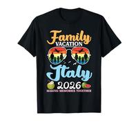 Italie 2026 Vacances en Famille Faisant des Souvenirs Ensemble T-Shirt