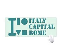 italie capital roman tapis de souris large cousues bords mat étendu game bureau