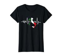 Italie Carte de Drapeau Italien Rythme T-Shirt Graphique avec Valeur