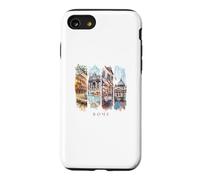 Italie Colisée, Fontaine de Trevi et Panthéon - Vacances Rome Coque pour iPhone SE (2020) / 7/8