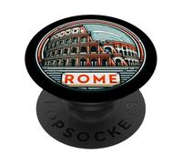 Italie Colisée Romain et Vacances à Rome PopSockets PopGrip Adhésif