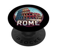 Italie Colisée Romain et Vacances à Rome PopSockets PopGrip Adhésif