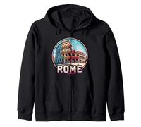 Italie Colisée Romain et Vacances à Rome Sweat à Capuche