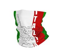Italie Drapeau Italien Colisée Romain, Bandana cache-cou doux pour le visage, Tube chauffe-cou, demi-masque, écharpe, cagoule