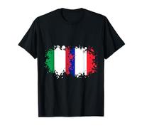 Italie et France ensemble, moitié français, moitié italien T-Shirt