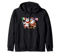 Italie États-Unis Drapeau Italo-américain Racines Sweat à Capuche
