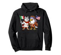 Italie États-Unis Drapeau Italo-américain Racines Sweat à Capuche