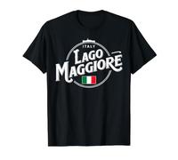 Italie Lago Maggiore Design élégant Voyage en Ville T-Shirt Graphique avec Valeur