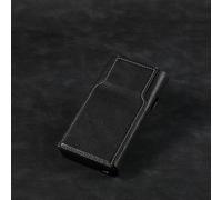 Italie Minerva Boîte En Cuir Group Shell Skin Case Cover Pour Sony Walkman Nw-Wm1am2 Wm1am2 Nw-Wm1zm2 Wm1zm2 - Type Black