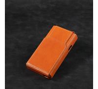 Italie Minerva Boîte En Cuir Group Shell Skin Case Cover Pour Sony Walkman Nw-Wm1am2 Wm1am2 Nw-Wm1zm2 Wm1zm2 - Type Golden Brown