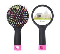 Italie Rome Paysage National Landmark Salon Brosse à cheveux démêlante Base coussin