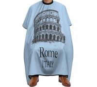 Italie Rome Unisexe Capes De Coiffeur De Salon Réglable Cape De Barbier Pleine Longueur Robe De Coiffure Pour Coupe Et Coloration Coloration Des Cheveux Coupe De Cheveux 168X140Cm