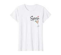 Italie Sposa Italienne MARIÉE T-Shirt Graphique avec Valeur