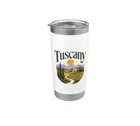 Italie Toscane Gobelet isotherme en acier inoxydable double paroi