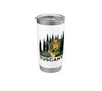 Italie Toscane Gobelet isotherme en acier inoxydable double paroi