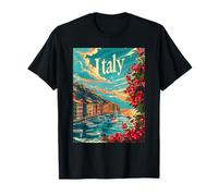 Italie : Une Escapade côtière Dynamique et beauté T-Shirt