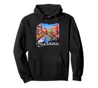 Italie Venise Souvenir/Burano Sweat à Capuche