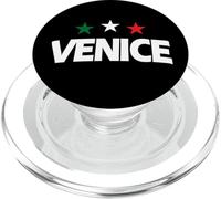 Italie Ville Venise avec étoiles aux Couleurs Italiennes PopSockets PopGrip pour MagSafe
