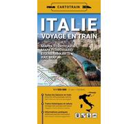 Italie - Voyage en train - Edition multilingue français-anglais-allemand-italien-espagnol - Collectif - Cartotrain - Atlas / carte