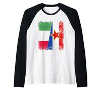 Italie Yougoslavie Demi Drapeau Italien Yougoslavie Patrimoine yougoslave Manche Raglan