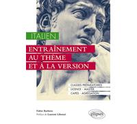 Italien. Entraînement au thème et à la version - Fabio Barbero - Ellipses - broché - Méthode de langue