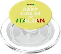 Italien - Je n'arrive Pas à Rester Calme Je suis Italien - PopSockets PopGrip pour MagSafe