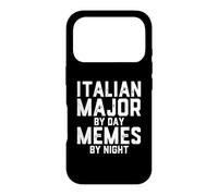 Italien Major by Day Memes by Night Italie Italophile Student Coque pour iPhone 17 Pro