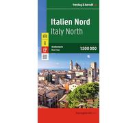 Collectif – Italie Nord – Carte routière, Échelle 1 : 500 000 – Édition multilingue – Broché