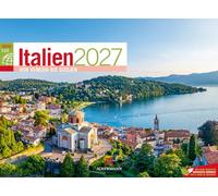 Italien ReiseLust Kalender 2027 | von Venedig bis Sizilien: Geschmackvoller Reise-Kalender im Querformat (45x33 cm) | Toskana, Rom, Sardinien