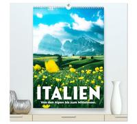 Italien - Von den Alpen bis zum Mittelmeer. (hochwertiger Premium Wandkalender 2026 DIN A2 hoch), Kunstdruck in Hochglanz: Von Venedig bis nach Sardinien.