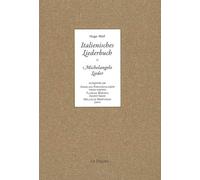 Italienisches Liederbuch - Michelangelo Lieder (1 Cd Audio)