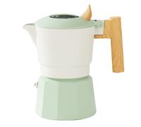 Italienne Expresso Moka, 3 Tasses À Expresso, Cafetière Expresso, Cafetière En Aluminium, Cafetière À Dessus De Cuisinière, Cafetière Moka Pour Vitrocéramique, Gaz (B)