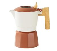 Italienne Expresso Moka, 3 Tasses À Expresso, Cafetière Expresso, Cafetière En Aluminium, Cafetière À Dessus De Cuisinière, Cafetière Moka Pour Vitrocéramique, Gaz (C)