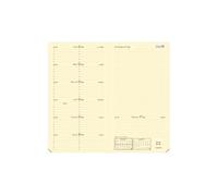 ITALNOTE PRESTIGE FR Recharge - 8,8x17 cm - Semainier - 14 mois de décembre à janvier