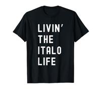 Italo Vivant la Vie de Italo Nom Amusant T-Shirt Graphique avec Valeur
