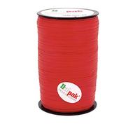 Italpak cadeau en polysilk mat, ruban décoratif, rouge, 12,5x50m