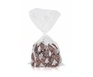 Italpak Lot de 50 sachets transparents pour bonbons, biscuits, 15 x 25 cm,