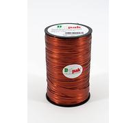 Italpak Ruban Cadeau Polysilk Métallisé, Ruban Noël, Noël Decoration, 12,5x50m, Marron