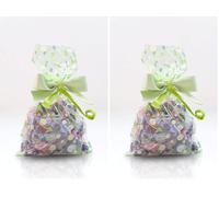 Italpak Sachets Bonbons, Sachets Transparents pour Aliments, Vert, 50 pièces, 15x25 cm (Lot de 2)